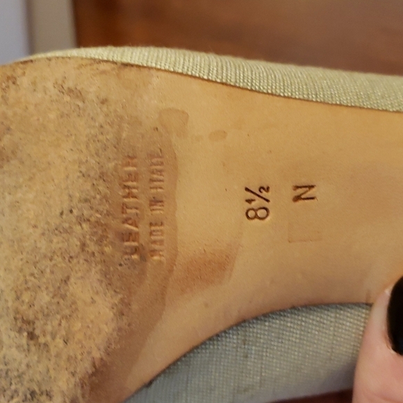 ANNE Klein II Linen Sand 8.5N pump Heels Gorgeous! EUC in Box - Picture 5 of 10